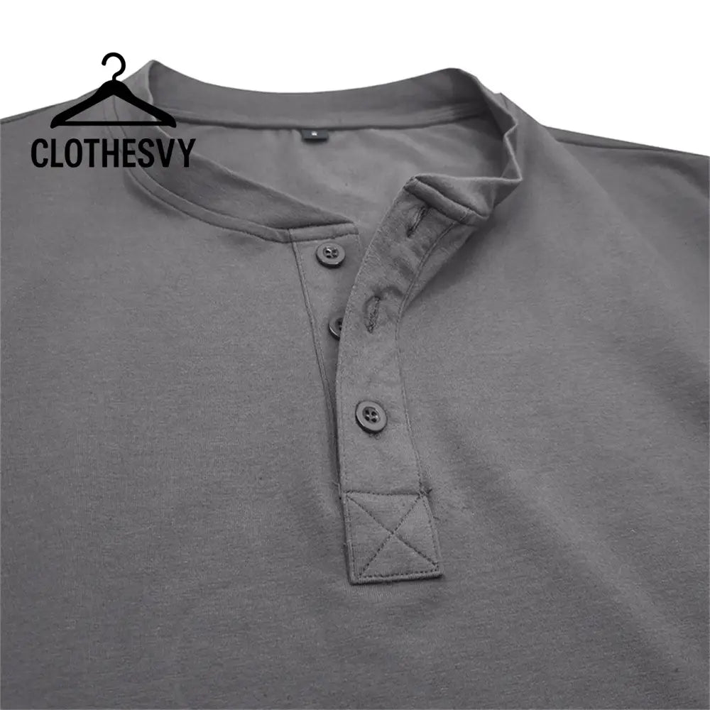 Clothesvy Men Lightweight Long Sleeve T Shirt Casual Clothing